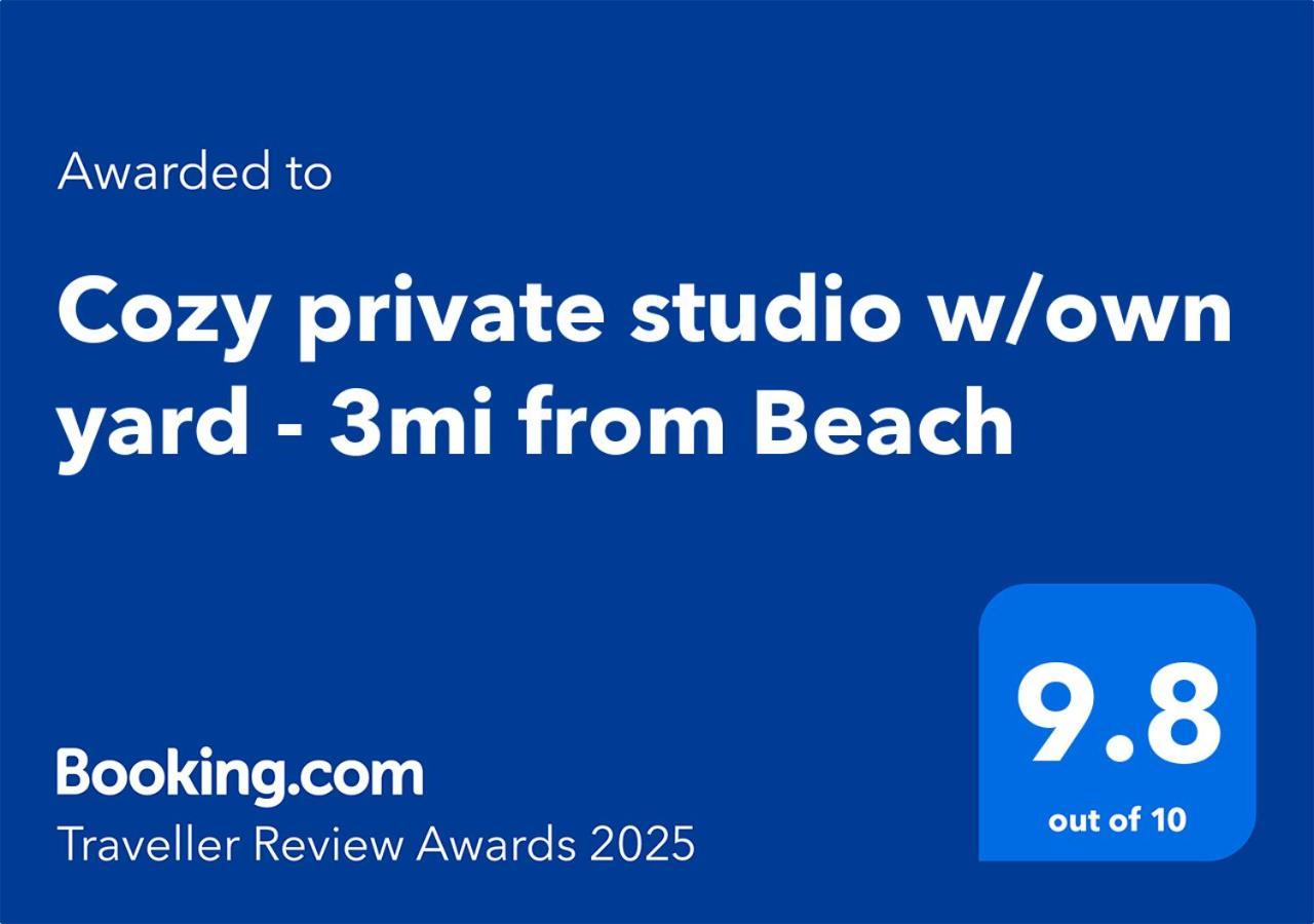 Cozy Private Studio W/Own Yard - 3Mi From Beach Seminole Eksteriør billede